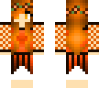orange flower girl