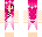 pink flower girl