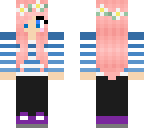 pink hair sweater