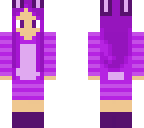 purple bunny girl