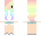 rainbow hair chibi
