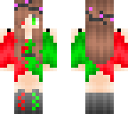 red green and black girl - edited