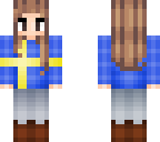 swedish flag girl