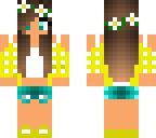 yellow flower girl