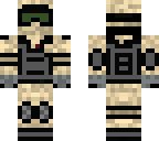 arm man with with face under overall