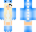 blue dino girl