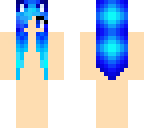 blue hair base - straight