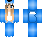 blue wolf onzie