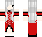 chibi in red dress
