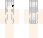 chibi white hair
