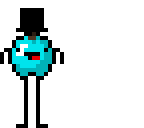 derpy dapper tall blueberry apple pixel art