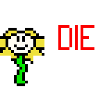 flowey pixel art