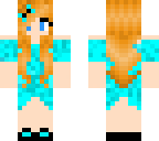 girl with blue dress