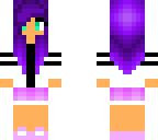 purple haired girl