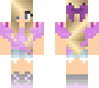 purple summer girl