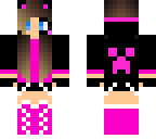 black and pink gamer girl