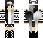 black and white fallen angel