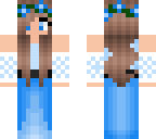 blue dress
