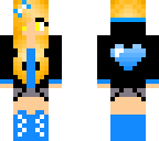 blue girl