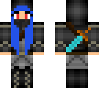blue haired assassin