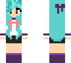 blue school girl