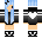 chibi blue kawaii