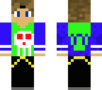 cool boy blue and green dj