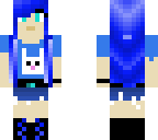 cute blue girl