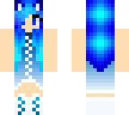cute sea water cat girl