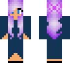 girl with the purple hair