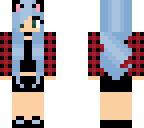michi chan blue hair