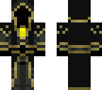 ornate cult member - yellow
