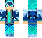 panda azul