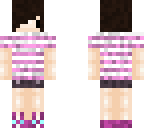 pink kawaii girl with bunny boots