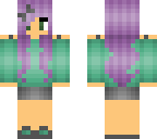 purple hair girl