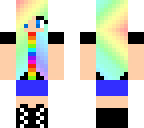 rainbow girl