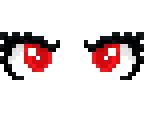 red anime eyes