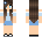 all blue girl
