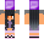aphmau holding purple diamond block