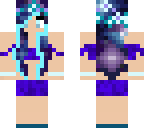 blue beach girl