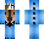 blue dino girl