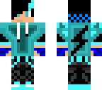 blue emo skin