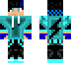 blue emo skin
