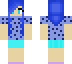 blue girl
