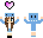 blue girl