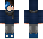 blue hoodie