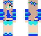 cute blue girl