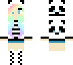 cute rainbow panda girl