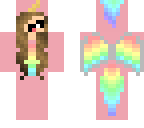 derpy rainbow unicorn girl