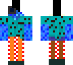 emo blue creeper clown